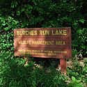 Thumbnail image of sign for Burches Run WMA