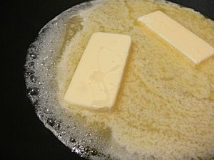 Butter melt with sugar