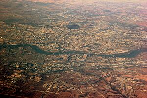 CITY OF SHENYANG CHINA TAKEN AT 33000 FEET AIR KORYO FLIGHT JS 152 P881 IL62M EN ROUTE BEIJING CAPITAL TO PYONGYANG DPR KOREA OCT 2012 (8178497681)