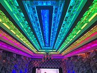 Capitol Theatre Melbourne coloured LED lighting