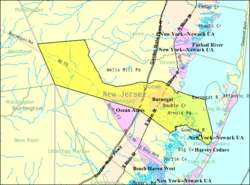 Census Bureau map of Barnegat Township, New Jersey