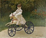 Claude Monet - Jean Monet on his Hobby Horse