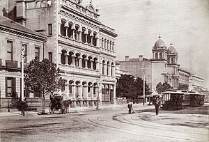 Collins Street, near the corner of Spring Street