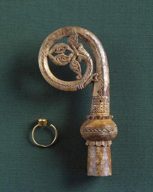 Crozier and ring of a Greenlandic bishopf
