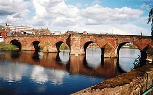 Devorgilla Bridge (c. 15th Century)- Dumfries - geograph.org.uk - 194537