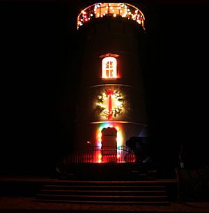 Edgartown Harbor Light - Dec. 7, 2012 by W. Waterway