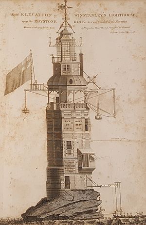 Edystone Winstanley lighthouse Smeaton 1813