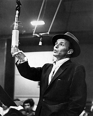 Frank Sinatra (circa 1955 in Capitol Studios)