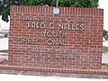 Fred C. Nelles sign at entrance