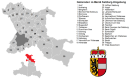 Gemeinden im Bezirk Salzburg-Umgebung