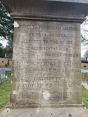 General Hatton side inscription