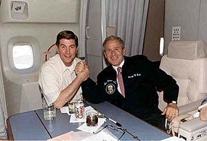 George W. Bush and Bob Riley