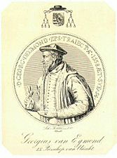 George van Egmond c 1857 litho of Medal by Steven van Herwijck