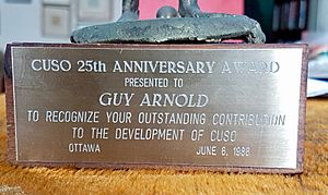 Guy Arnold CUSO award (plaque)