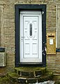 Hannah Cockroft's gold postbox in Mount Tabor, West Yorkshire (1)