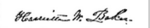 Harriette Newell Woods Baker signature.png