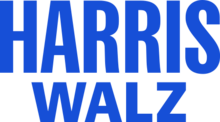 Harris Walz 2024 presidential campaign logo (light blue).svg