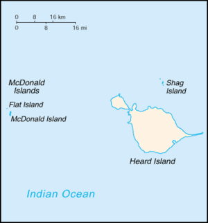 Heard Island and McDonald Islands-CIA WFB Map