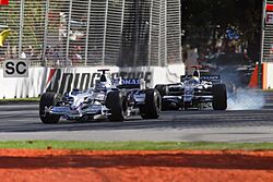 Heidfeld and Rosberg - 2008 Melb GP