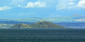 Inchkeith Island from Portobello