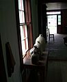 Inside Thériault house