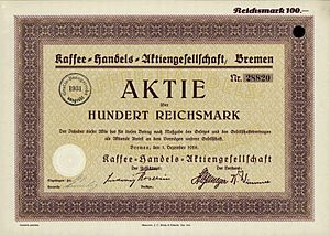 Kaffee-Handels-AG 1928