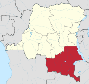 Location of Katanga Province