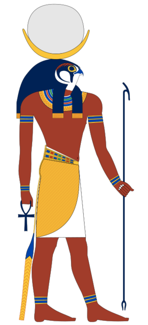 Khonsu as falcon mirror