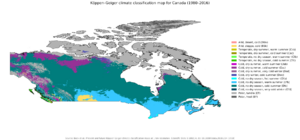 Koppen-Geiger Map CAN present
