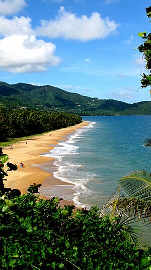 Landscape of Maunabo, Puerto Rico