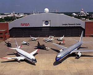 Langley Research Center aircraft - EL-1996-00055