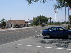 Main Street in Langtry