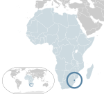 Location Swaziland AU Africa.svg