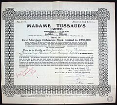 Madame Tussaud's Ltd 1949