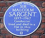 Malcom Sargent blue plaque