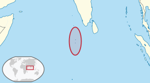 Maldives in its region