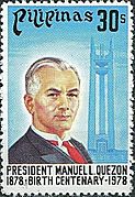 Manuel L. Quezón 1978 stamp of the Philippines