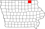 State map highlighting Howard County