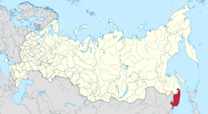 Map of Russia - Primorsky Krai