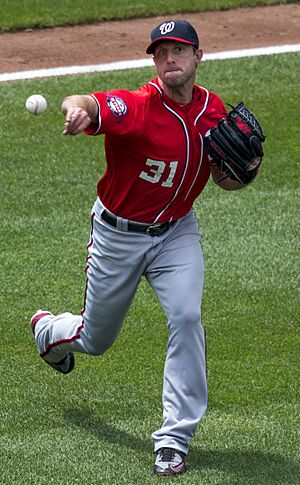 Max Scherzer on July 12, 2015