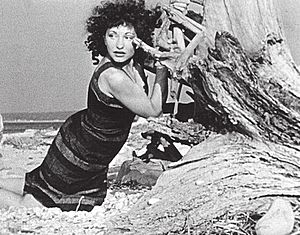 Maya Deren from the still in the film At Land (1944)