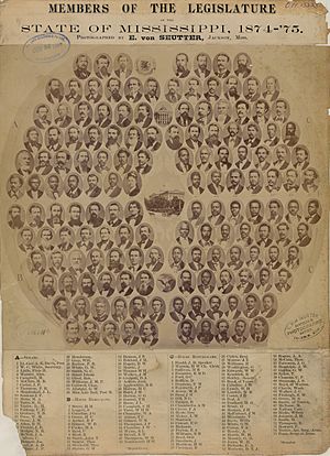 Members of the Legislature, State of Mississippi, 1874-'75 - photographed by E. Von Seutter, Jackson, Miss. LCCN2006687066