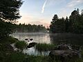 Misty River in New Brunswick