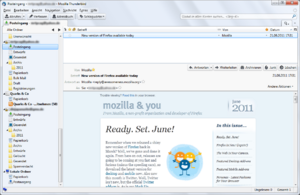 Mozilla Thunderbird 5.0 Windows 7