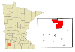 Location of The Lakeswithin Murray County
