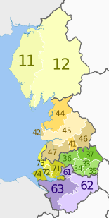 NUTS 3 regions of North West England 2015 map.svg