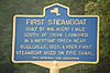 New York State historic marker – First Steamboat.JPG