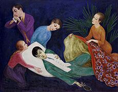 Nils Dardel Döende dandyn