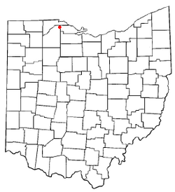 Location of Millbury, Ohio