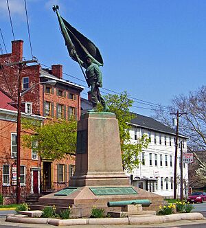 Orange Blossoms statue, Goshen NY
